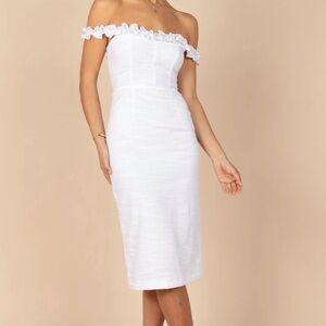 White Petal & Pup midi dress size 6